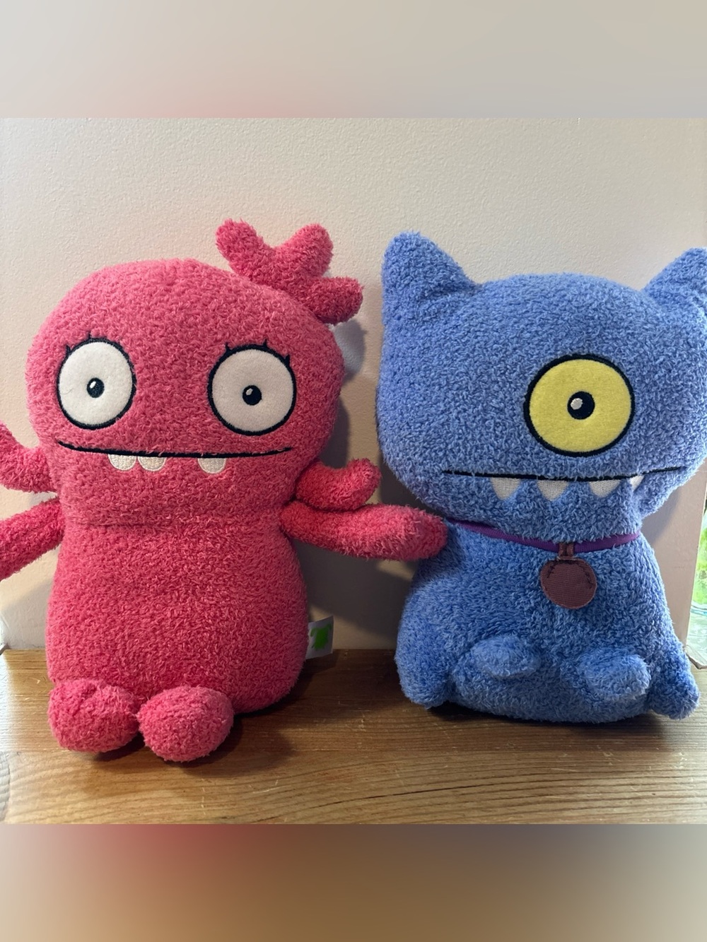 Plush Pink Monster Stuffed Toy - Soft Cuddly Character